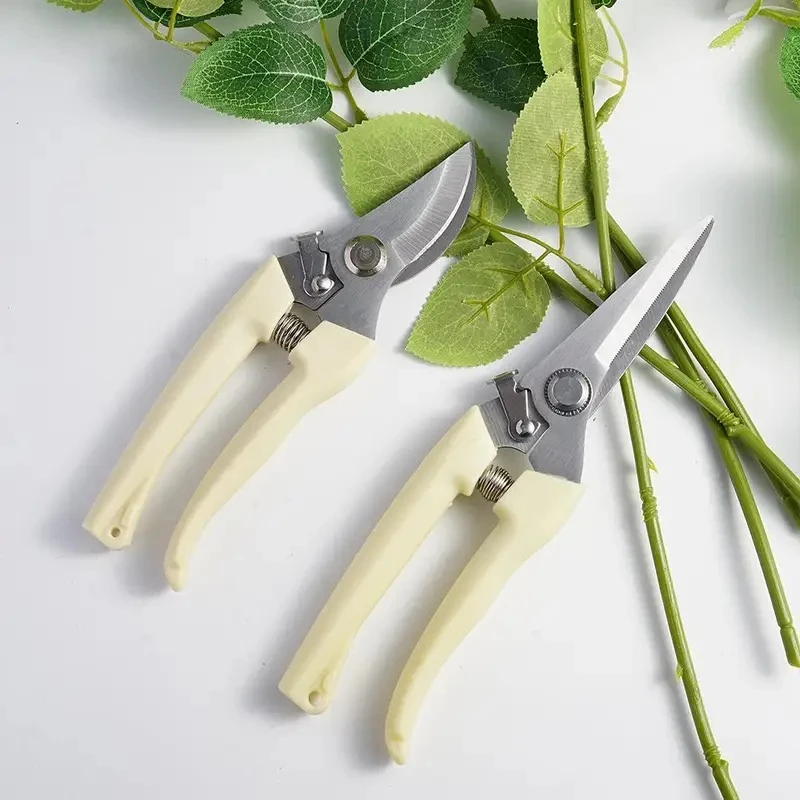 Professional Stainless Steel Gardening Shears Sharp Hand Pruner for Pruning Plant Care - Durable Garden Tool