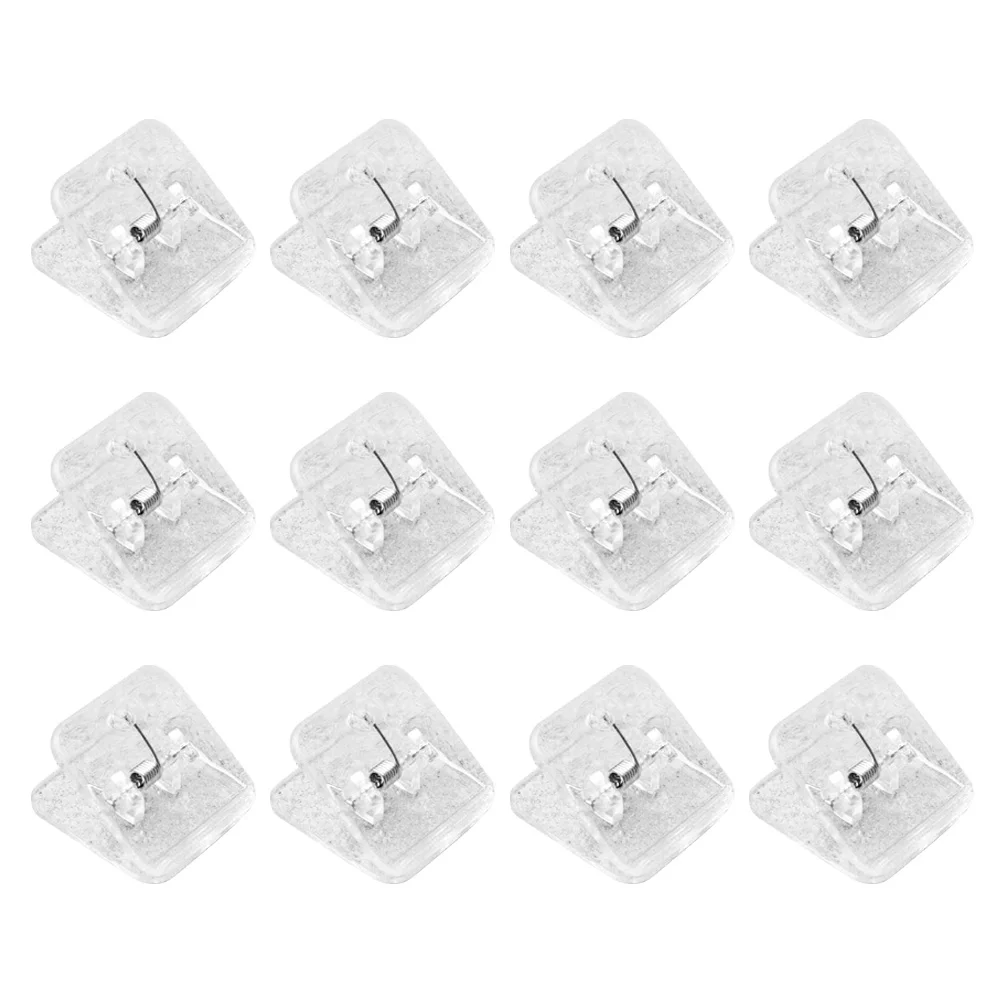12 Pcs Folder Sub Binder Clips for Kids Paper and Clamps Office File Rings Paperclips Organize