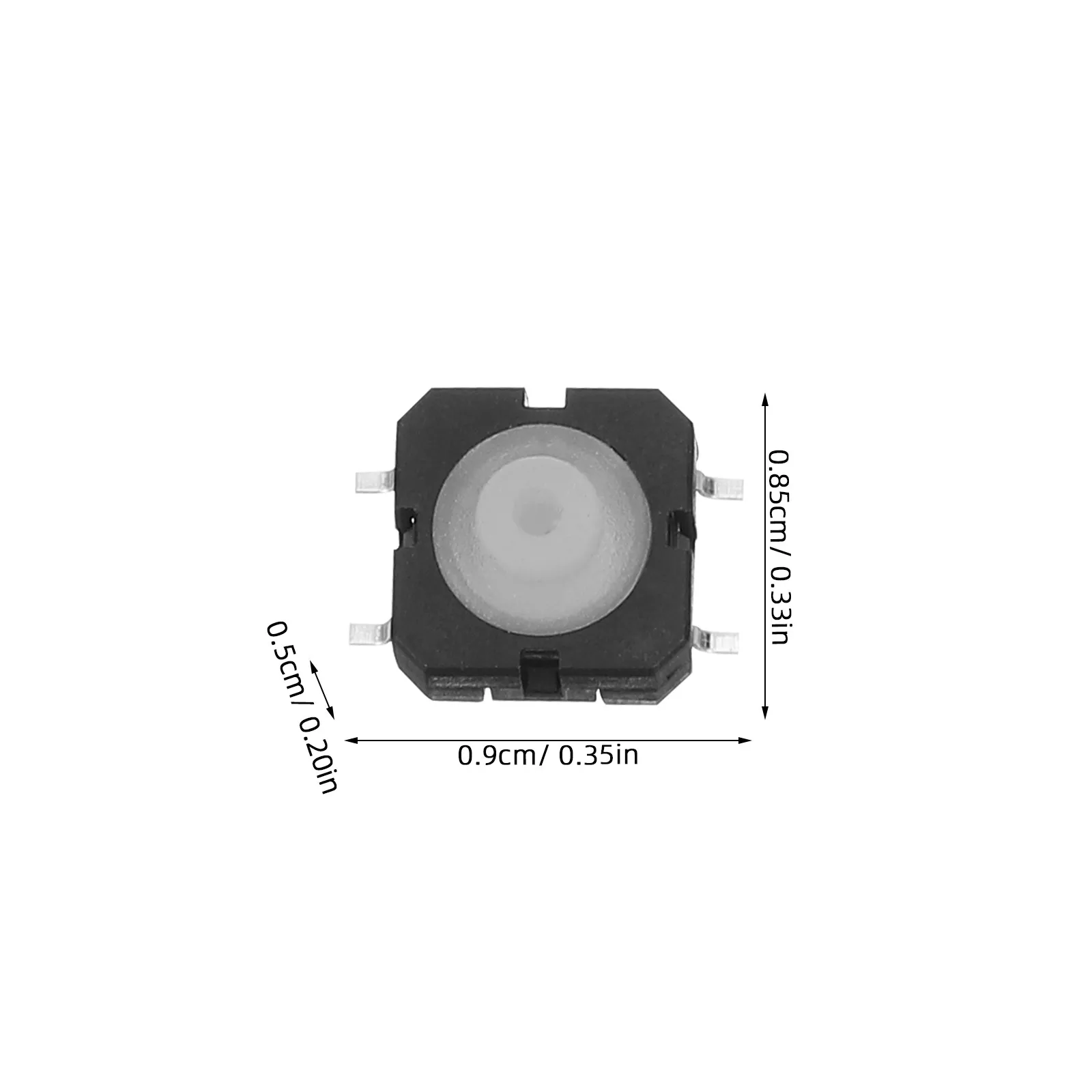 20Pcs Waterproof Momentary Push Button Switch Tactile Silicone Cap Compact Control Button Surface Mount for Industrial Smart - view 4