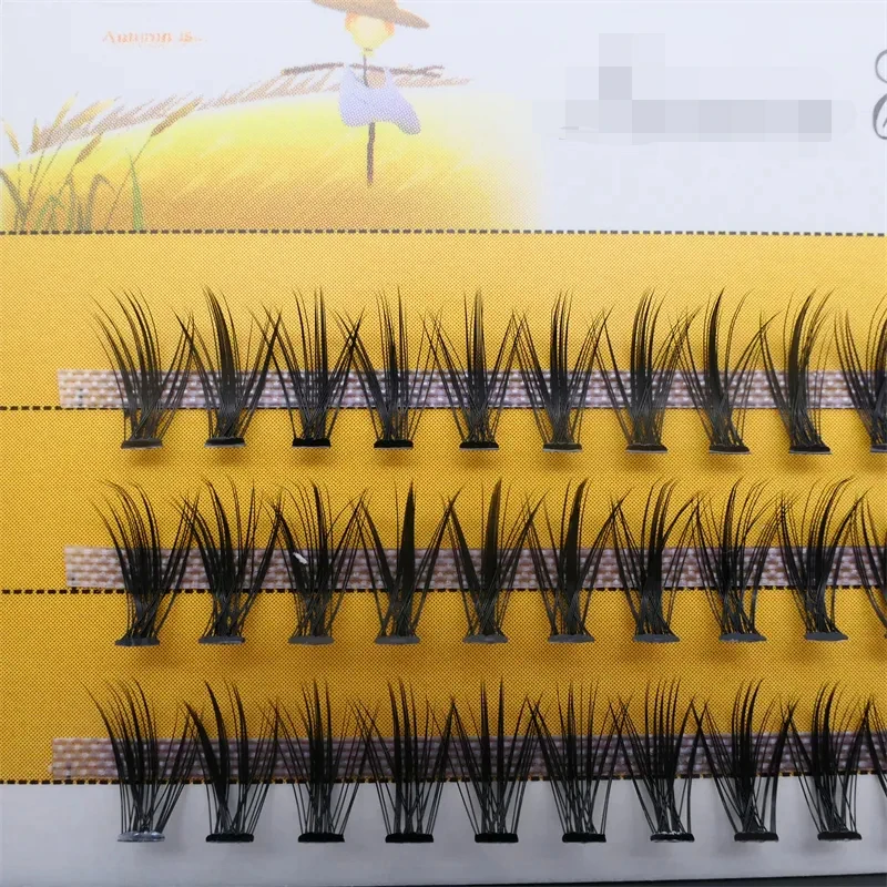 Anlinnet imitation mink eyelashes 60 bundles/box 20D natural cluster Eyelash Extensions 3D Russian personal cluster makeup tool