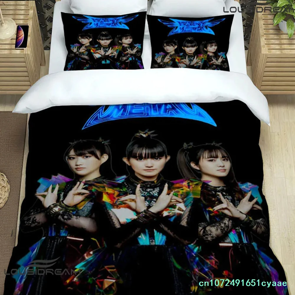 Babymetal Combination Printed Bedding Sets Exquisite Supplies Set Duvet Cover Bed Comforter Set Bedding Set Luxury Birthday Gift