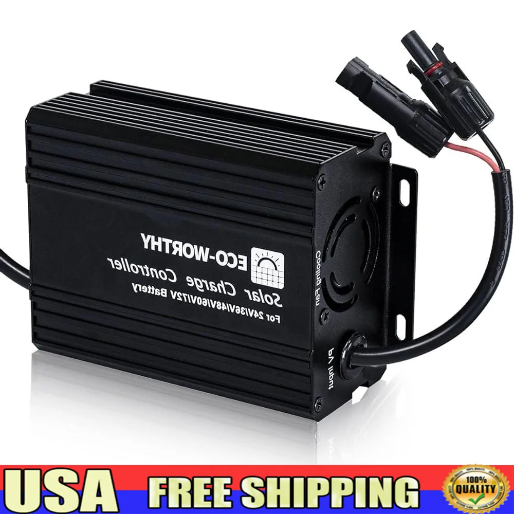 

MPPT Solar Charge Controller 12A Boost Regulator 48V 60V 72V Lead Acid Lithium Batteries Electric Vehicles Golf Carts