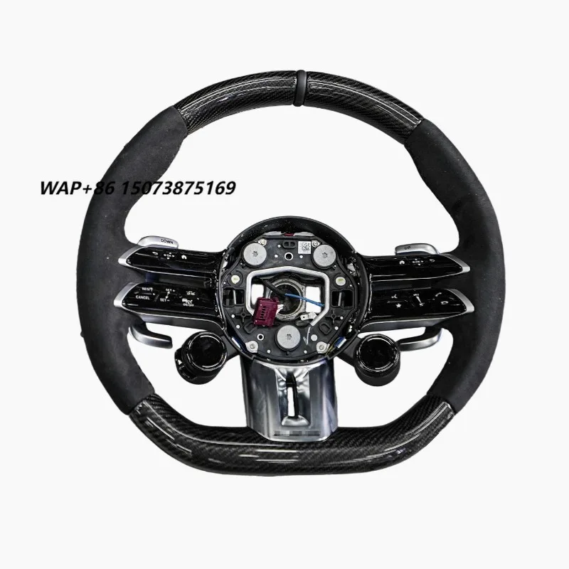 Carbon Fiber Steering Wheel for W222 S-Class Compatible 2014-2020 Custom Heated