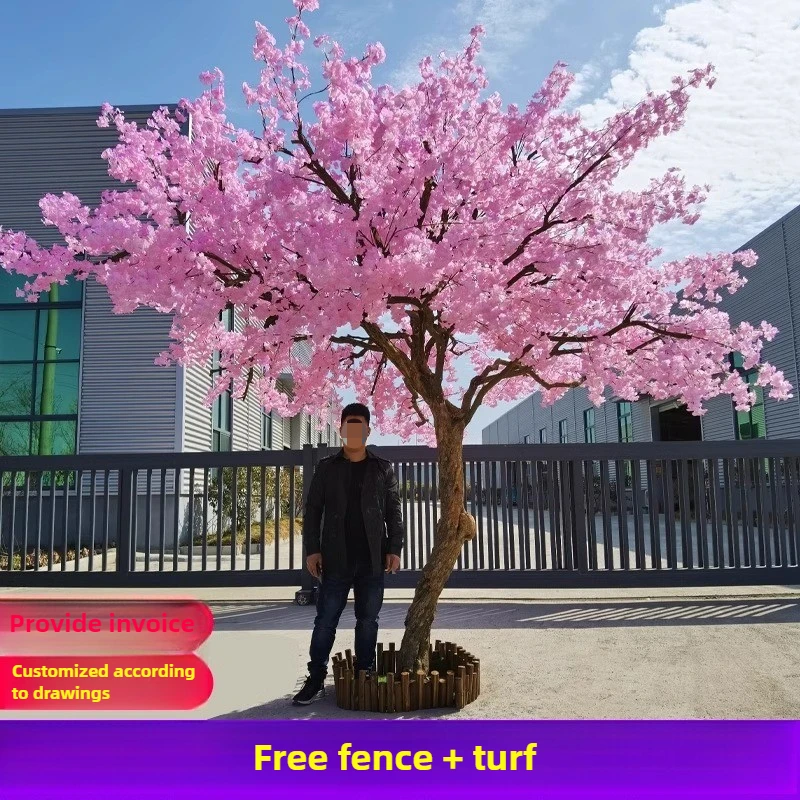 

Simulation cherry blossom peach tree large indoor and outdoor decoration wishing tree shopping mall hotel wedding decoration