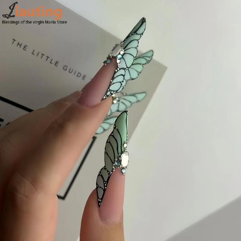 Innovative Butterfly Nail Dual Forms 150pcs Extended Length Reusable Gel Extension Molds Quick Building Mould For Manicure DIY