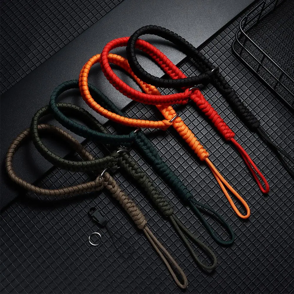 Anti-lost Braided Bracelet Adjustable Bracelet Wrist Strap Survival Paracord Outdoor Climbing Rope Camera Wrist Strap