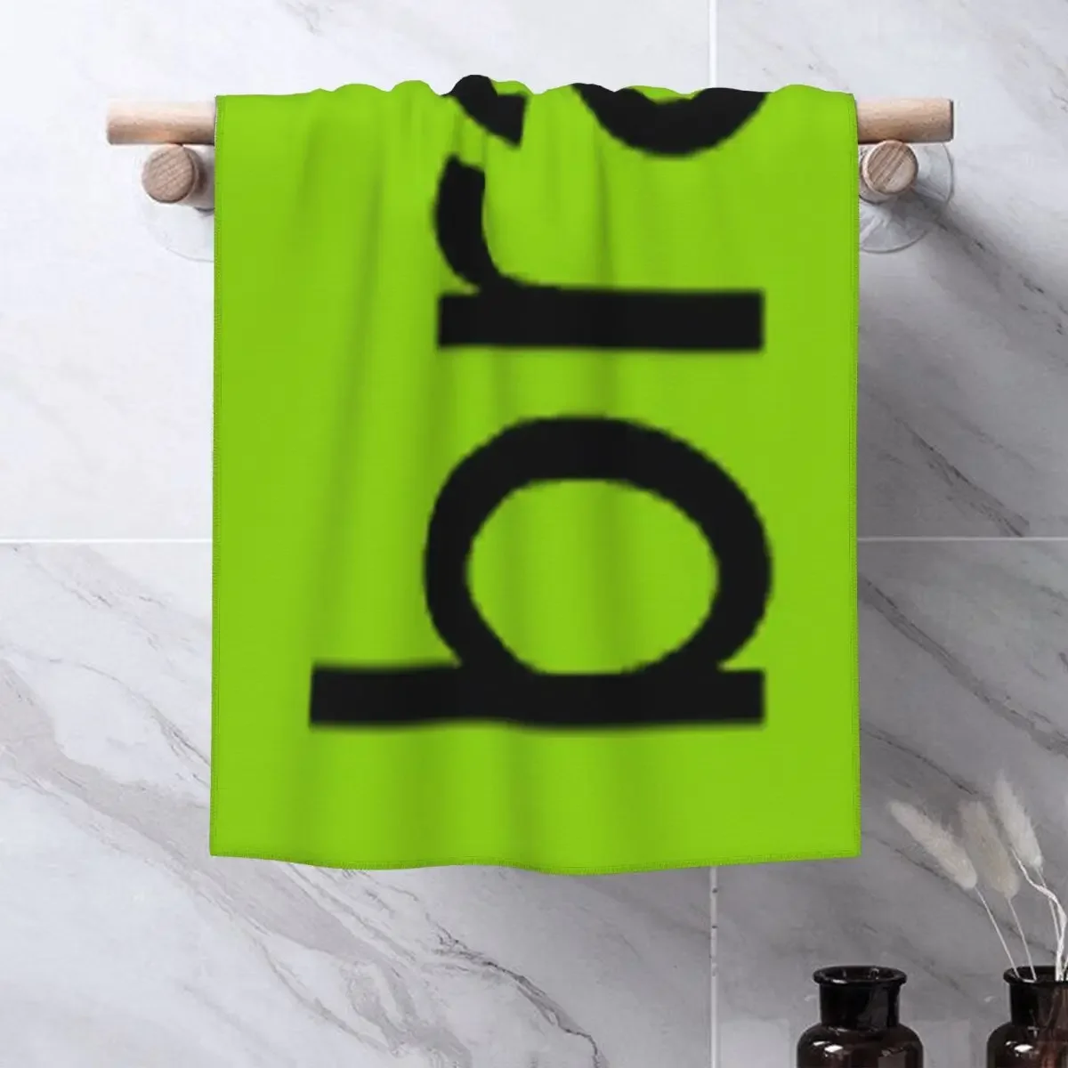 

Custom Brat Charli Xcx Soft Face Towel Quick Dry Pool Bath Cotton Towels Breathable