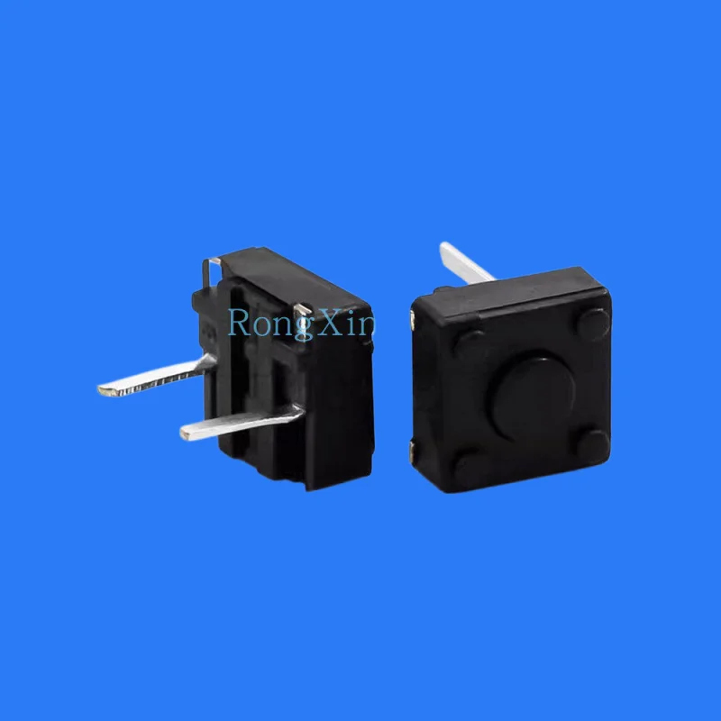 100pcs/ TS-E016 touch switch 6*6 2 feet ultra-thin silent mouse button switch vertical in-line button