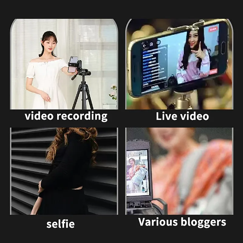 Smartphone Wireless Magnetic Monitor with Roller Focus Selfie Screen For Vlog Live Stream Video Recording Screen Phone Rear Cam