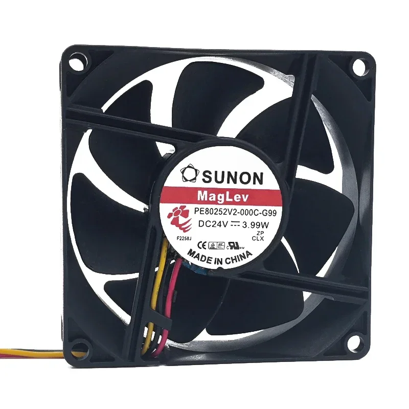 80*80*25MM Jianzhun SUNON 24v3.99w PE80252V2-000C-G99 inverter cooling fan 8cm/cm