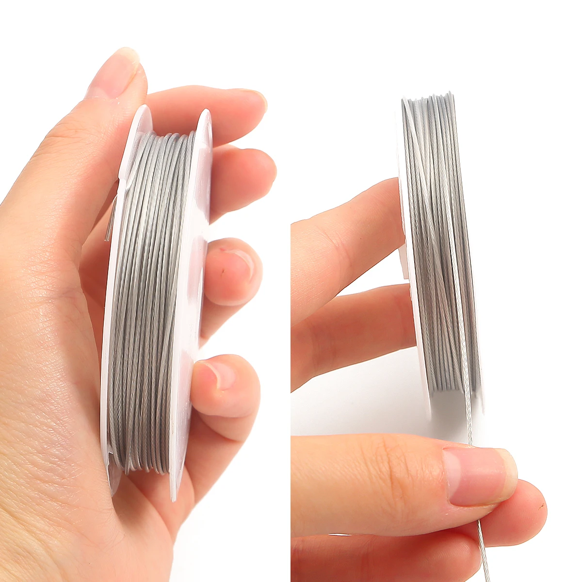 

0.3-1mm Strong Stainless Steel Beading Wire for Jewelry Making DIY Bracelet Necklace Crafting
