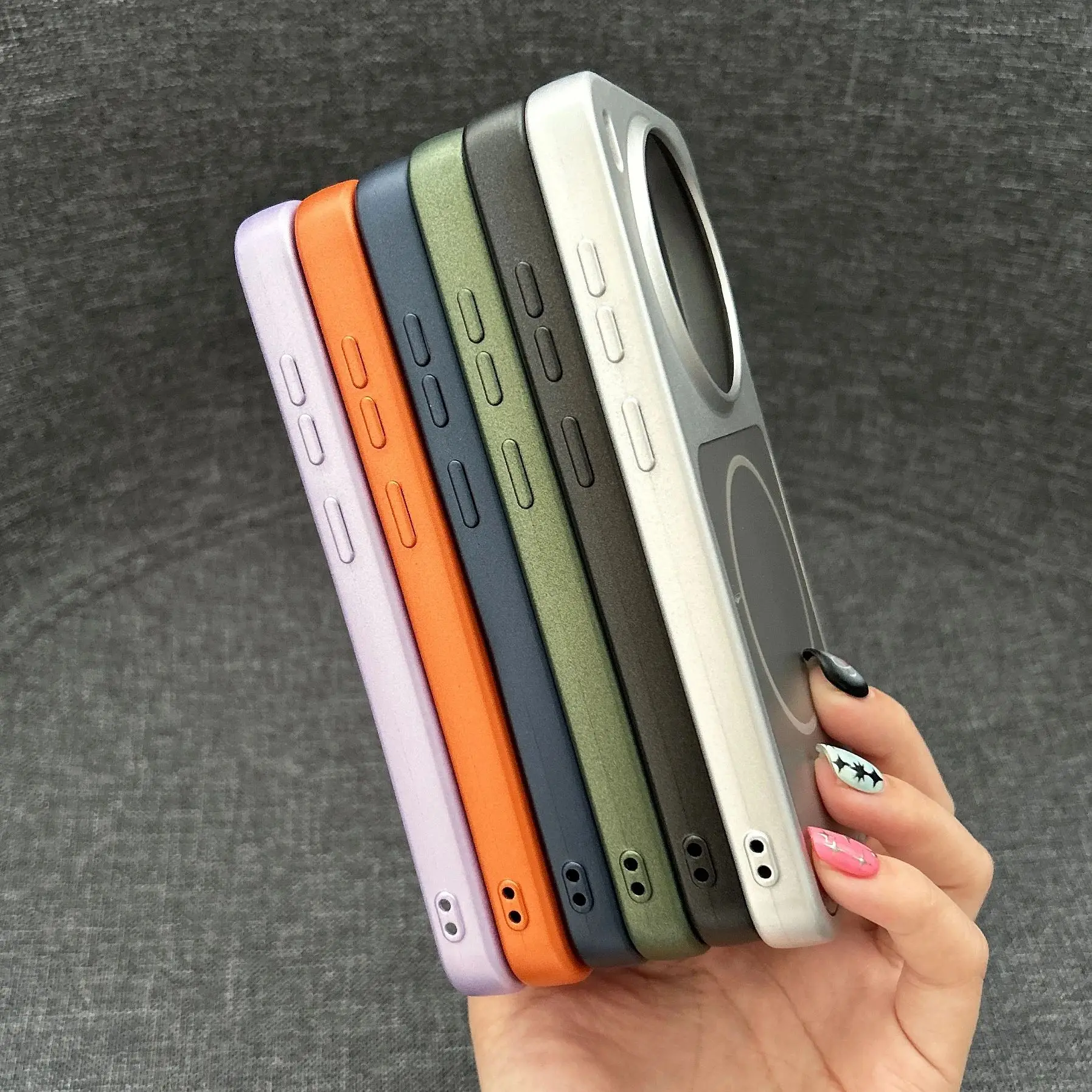 Rugged PC Armor AG Matte For Magsafe Magnetic Case For VIVO X300 Pro Wireless Charging Shockproof Protection Hard Cover Funda - Image 2