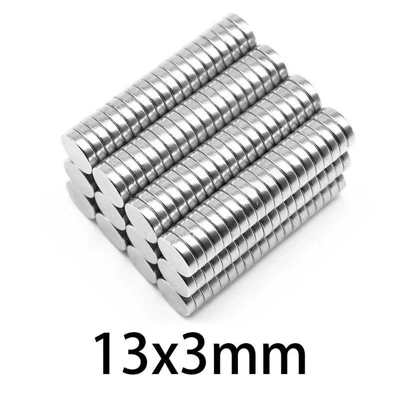 13x3mm Powerful Magnets Strong Disc Magnets For Fridge, DIY, Building, Scientific, Craft, Education 13*3  13x3