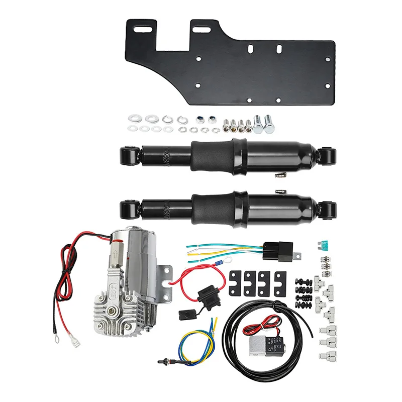 Motorcycle Rear Air Ride Suspension For Harley Touring Road King Street Glide Electra Glide 1994-2025 Adjustable