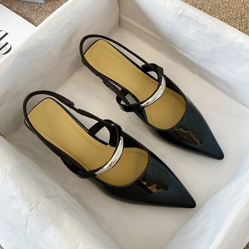 Sharp Pointed Fine Heeled Sandals Exquisite Luxury High Heels Advanced Banquet Style Women's Shoes Design inspired high heels