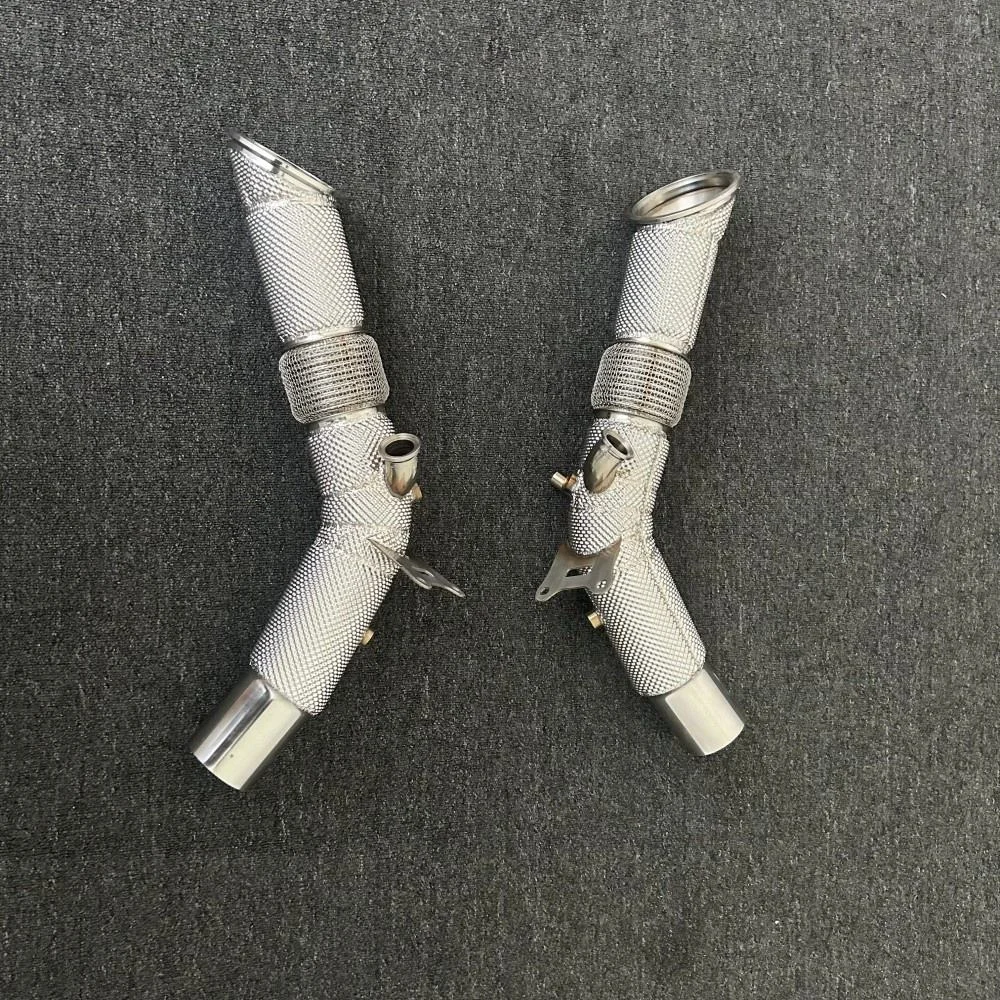 ACE Auspuff-Downpipe Upgrade Edelstahl-Leistungsauspuffrohr für Ferrari SF90 3.9T V8 2019-2023 – Detail 5