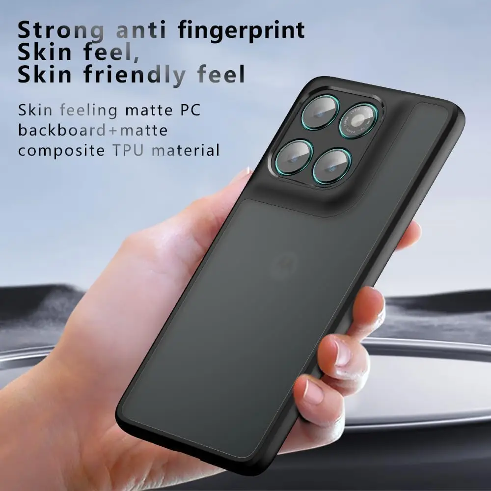 Frosted Matte Case for Motorola Moto G56 G86 Power 5G Cover Shockproof Translucent Skin-Touch Hard Back Shell Capa Fundas