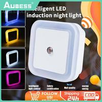 Auto Sensor Led Night Light Easy To Use Sensor Light Soft Lighting Cute Design Bedroom Lamp Mini Night Light For Bedroom Popular