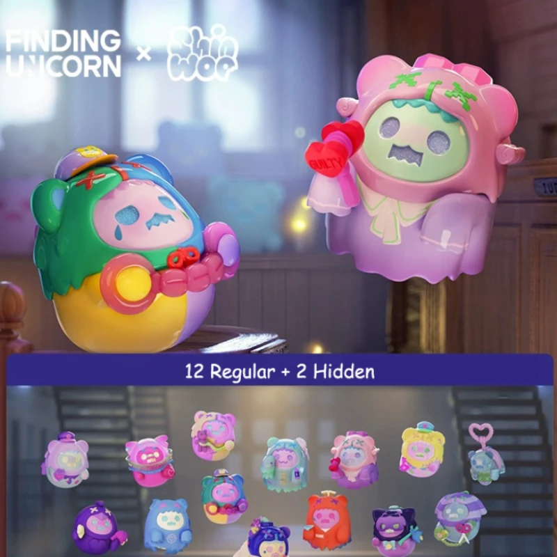 

Original Finding Unicorn ShinWoo BADDY BEAR TOWN Series Blind Box Cartoon Designer Dolls Mistery Figure Kawaii Girls Toys