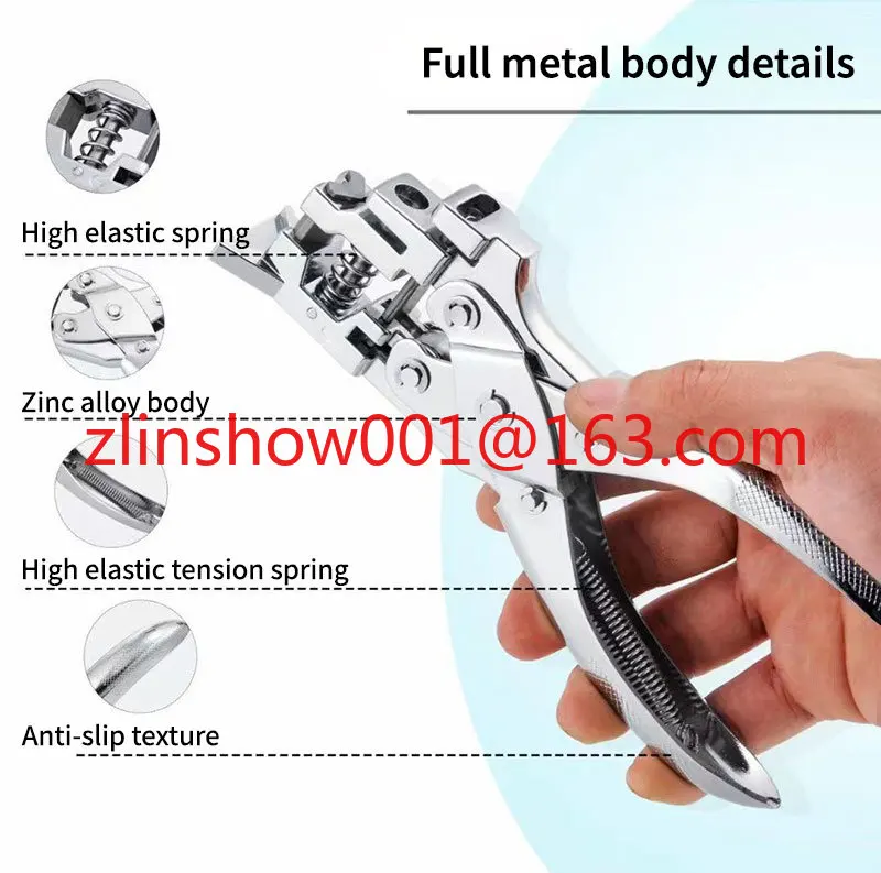 Multifunctional Punching Pliers PVC Card Paper Round Hole Rounded Corner Oval 3-in-1 Desktop Manual Punching Machine
