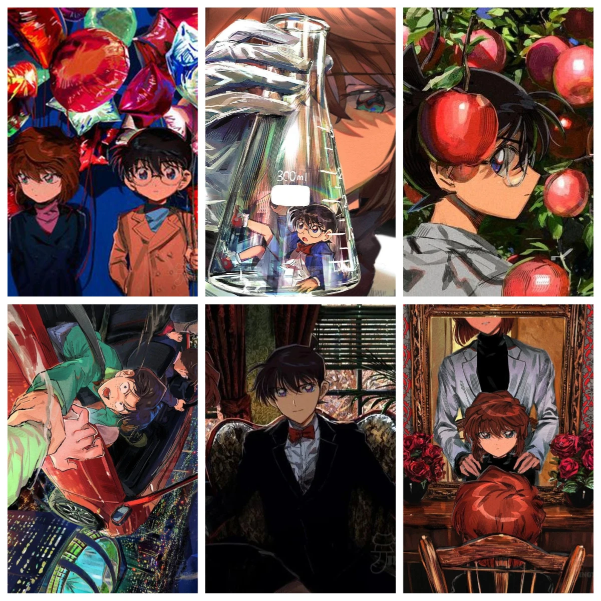 

Adult Jigsaw Puzzle 500/1000 pcs Puzzle Conan Edogawa And Haibara Ai Paper Puzzle Decorative Painting Exercise Brain Thinking