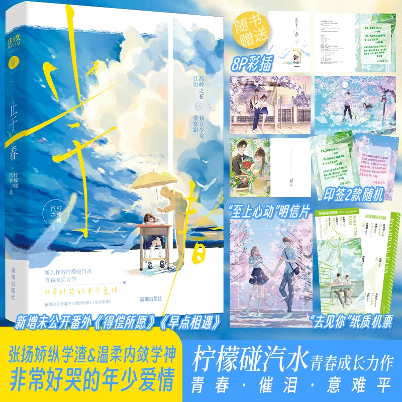 

End of Spring Lemon Touch Soda Youth Growth Work Campus Novel Books