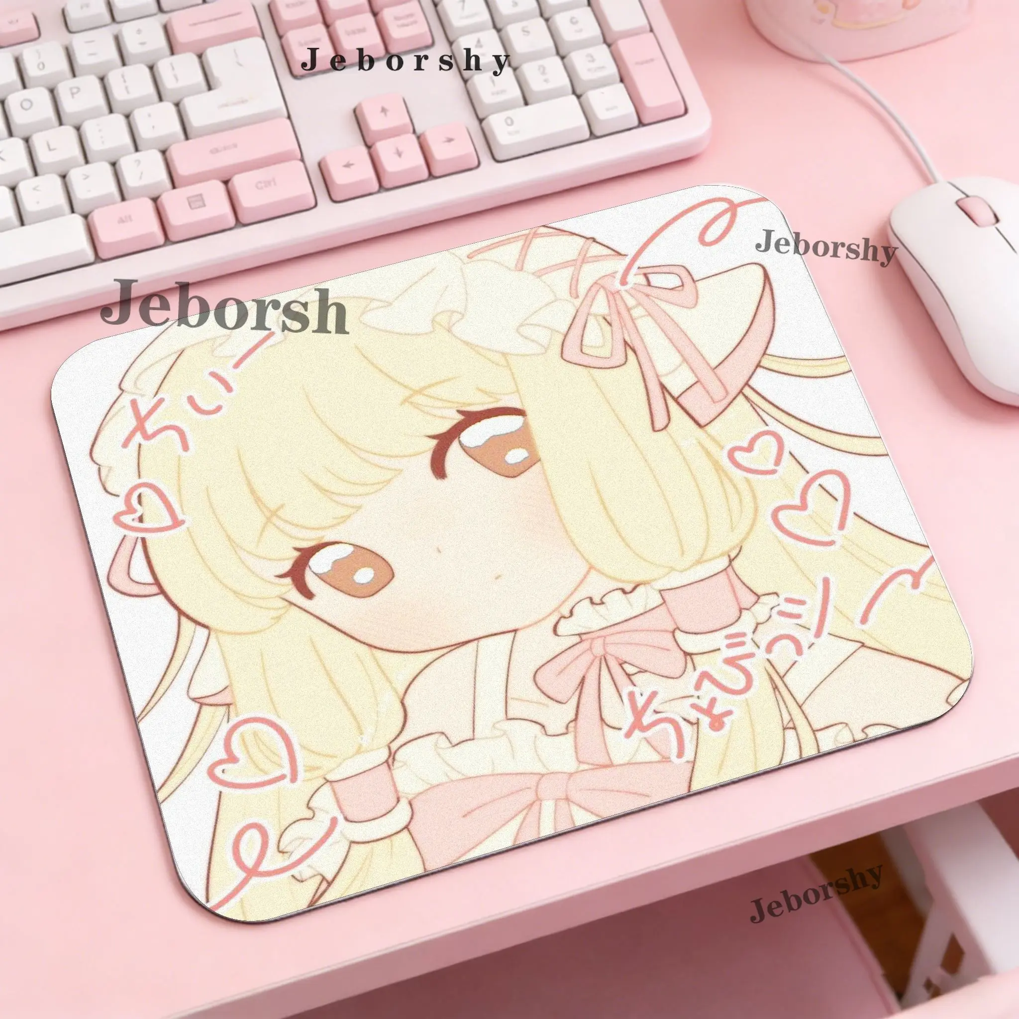 Cute Pinkly Girl Mousepad C-Chobits Chii Cartoon Desk Mat Office Laptop Mouse Pad Pc accessories Mousemat Extended Computer Pad