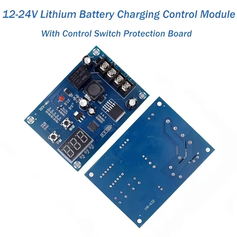 XH-M603 Charging Control Module 12-24V Storage Lithium Battery Charger Control Switch Protection Board With LED Display NEW