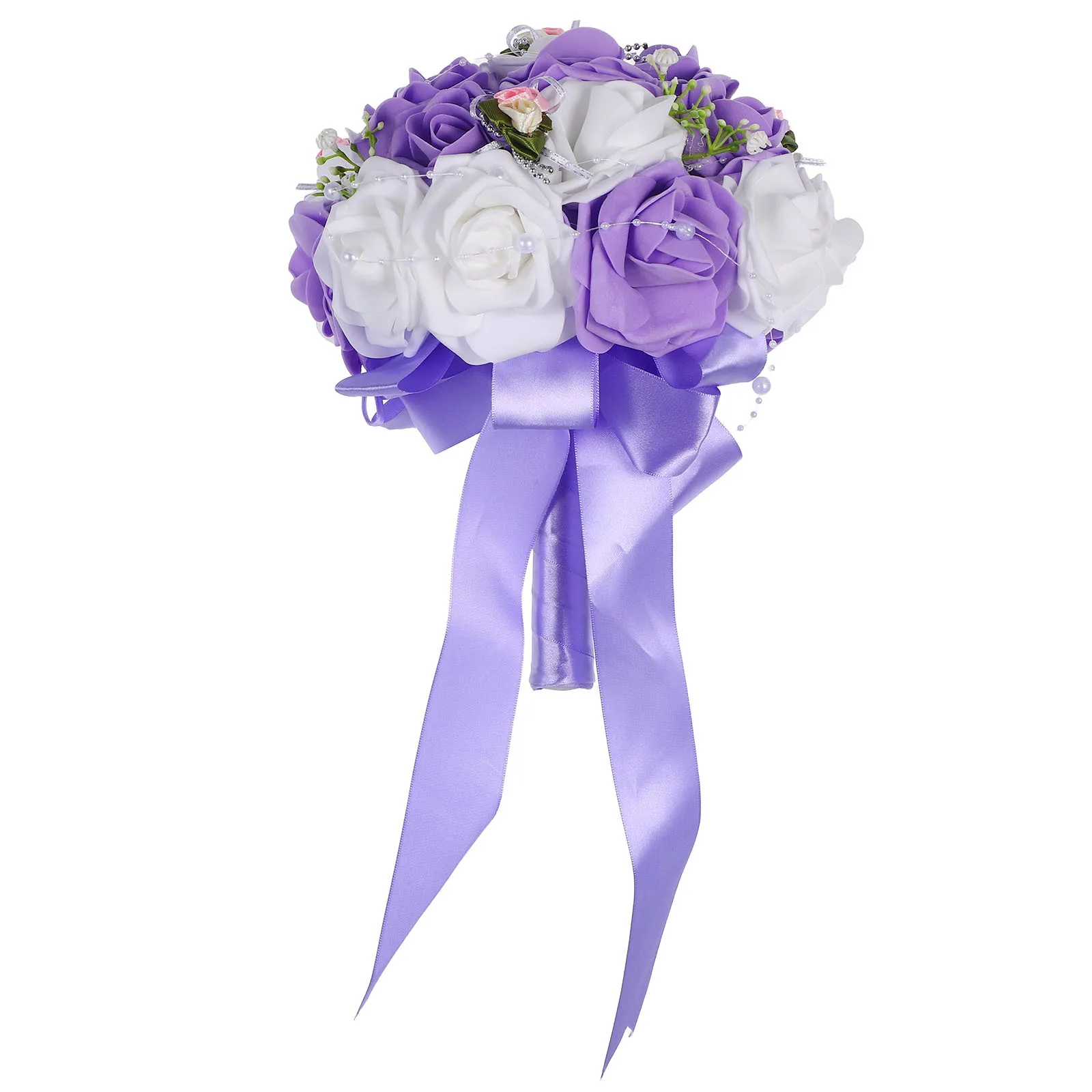 

Luxury Artificial Wedding Bouquet for Bride Lifelike Floral Arrangement Bridal Party Decoration