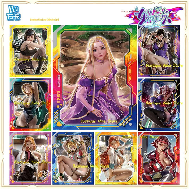 

Anime Character Goddess Carnival 199 SKR Rare Flash Card Tangled Tsunade Caren Fragrance Bronzing Collection Flash Card Toy Gift