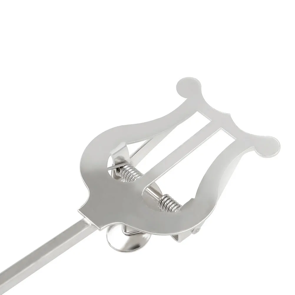 

1Pcs Saxophone Sheet Music Clip Premium Iron Music Score Holder Compact Lightweight Practical Folder for Marching Use