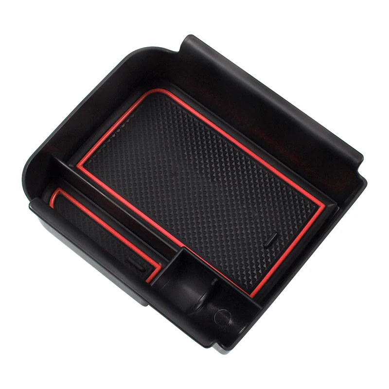 Für Volkswagen VW Golf 8 Mk8 2019 ~ 2025 Auto Armlehne Lagerung Box Center Konsole Co-pilot Layered Tasche Organizer fall Zubehör – Detail 4