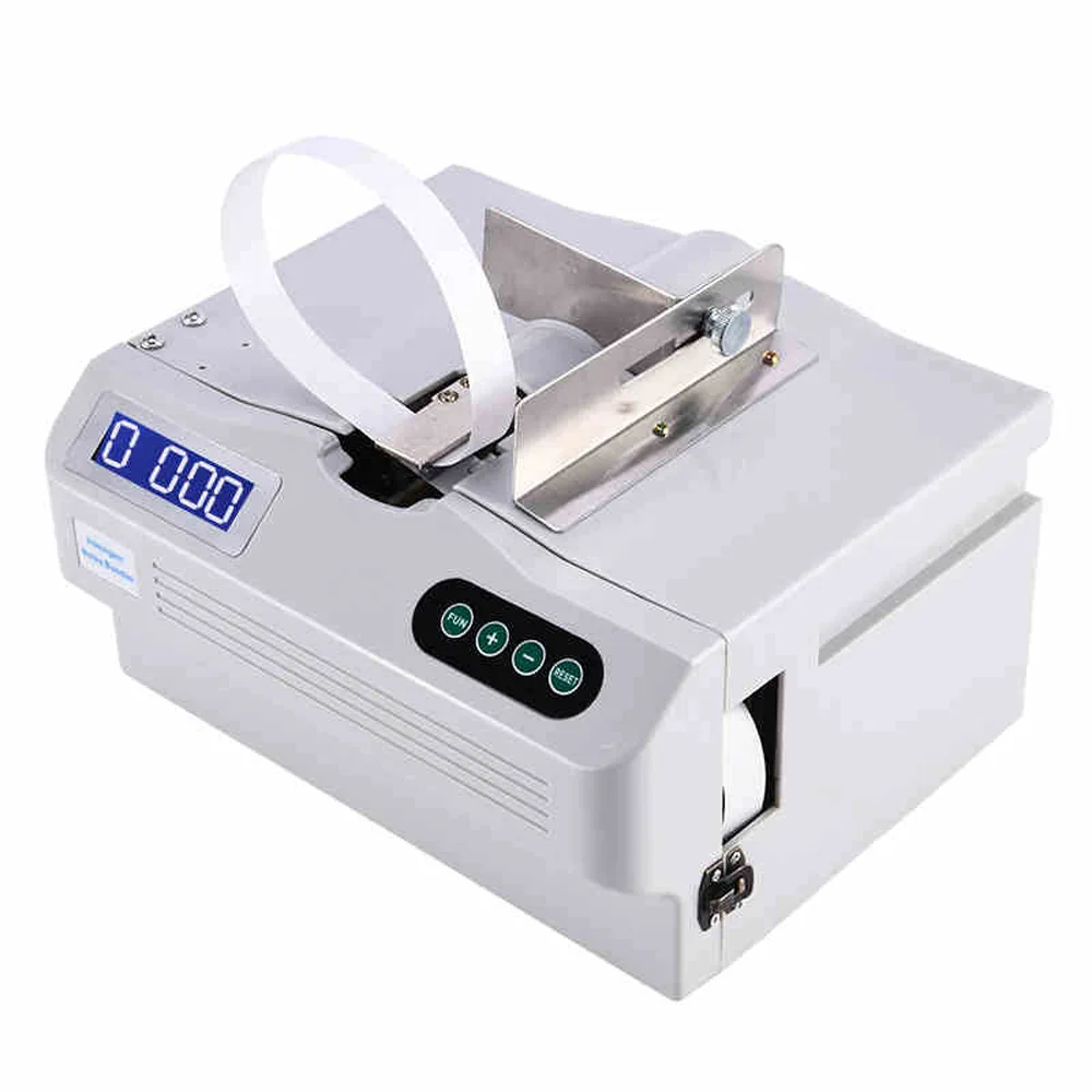Bank Cash Baler Cross Binding Machine 45W Paper Tie Binding Machine Automatic Banknote Bundle Machine