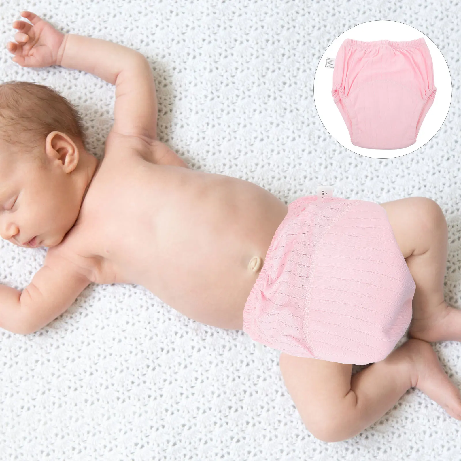 

1pc Infant Potty Training Pants Cotton Diaper Pants Washable Reusable Breathable Newborn Toddler Diapers Leak Proof