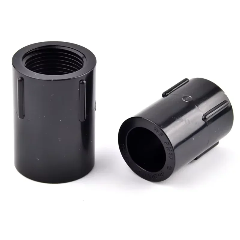 진한 회색 PVC 소켓 암 x 암 BSP 스레드 1/2",3/4",1",1-1/4",1-1/2",2" 파이프 피팅 산업용 압력 등급