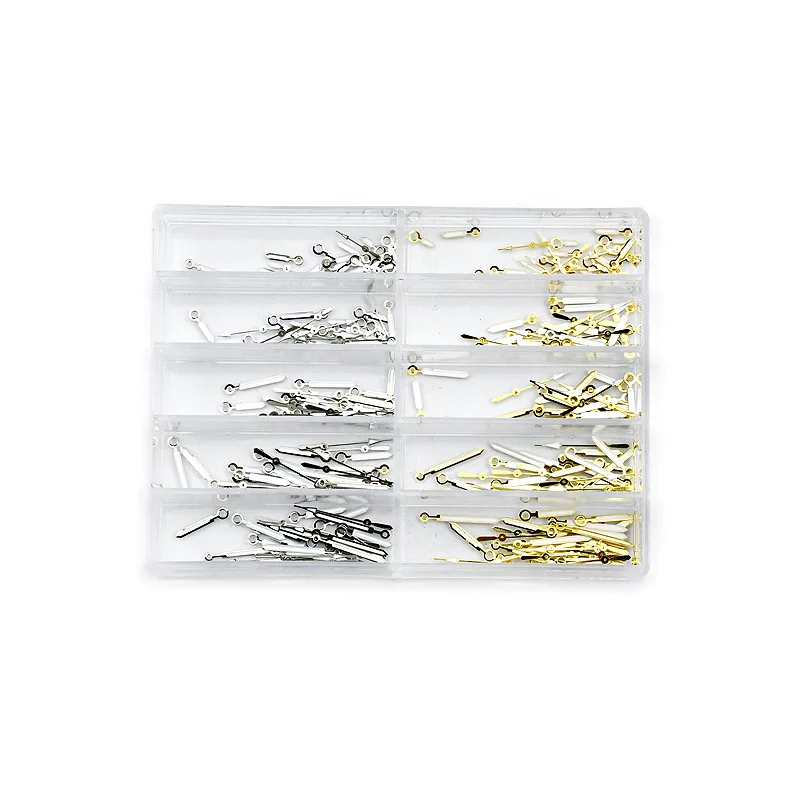 Alloy Watch Hands Needles Pins Assortment #6 #8 #10 #12 #13 Approx 100Sets Repair Kit No.8017 For Miyota 2035 Movement