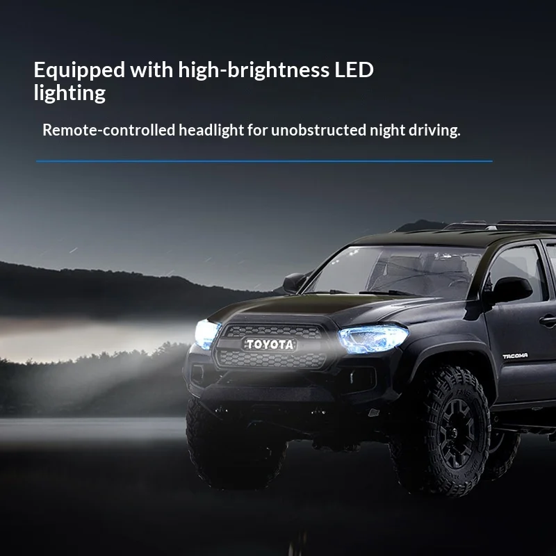 FMS Tacoma FCX24M RC Crawler ferngesteuerter LKW im Maßstab 1:24, Off-Road-Kletterfahrzeug mit Simulationskörper