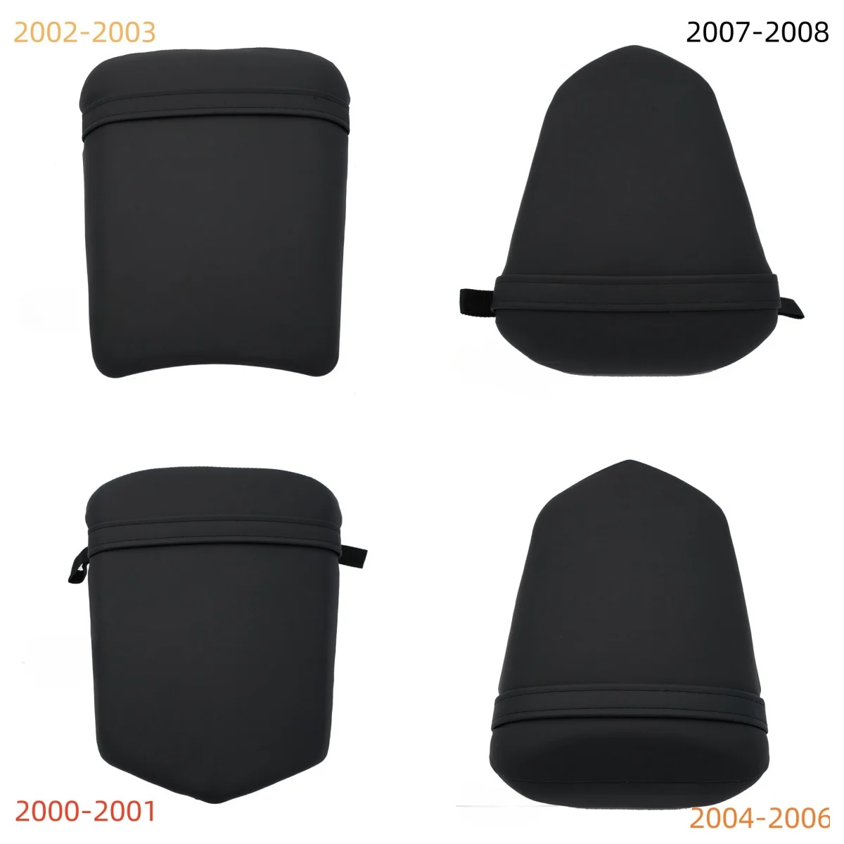 Motorcycle Rear Passenger Seat Saddle Pillion For Yamaha YZF R1 2000-2001 2002-2003 2004-2006 2007-2008 Accesorios Para Moto