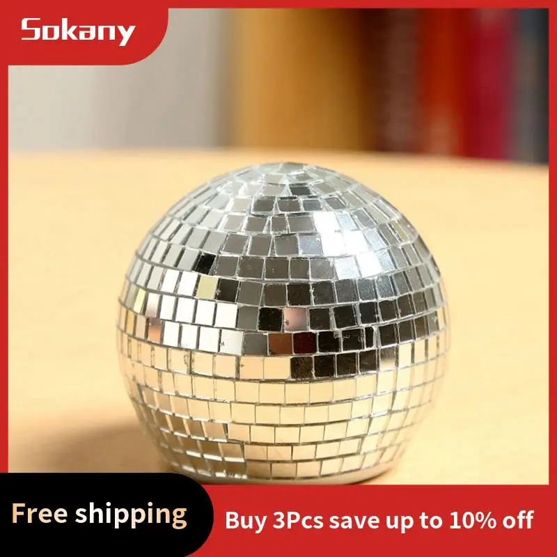 

A59E-Beer Opener Mirror Design Disco Ball Shape Beer Catcher Mirror Design Opener Mirror Ball Decor