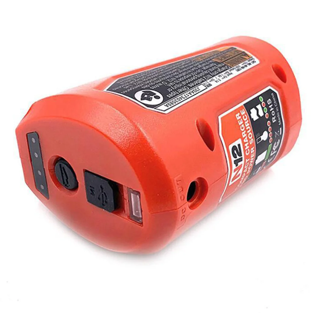 N12 Li-Ionen-Ladegerät Konverter für Milwaukeee m12 12V Li-Ionen-Akku USB-Gerät Handy-Netzteil, a