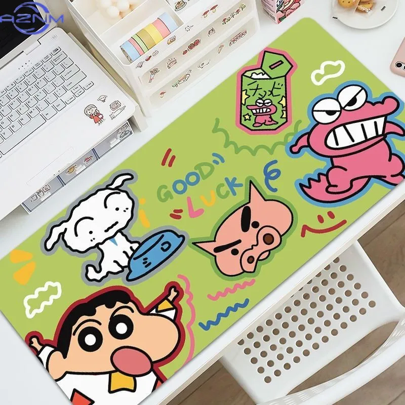 Mouse Pad Crayon Shin-Chan Oversized Computer Desk Pad High-value Office Keyboard Pad Dirt-resistant Washable Student