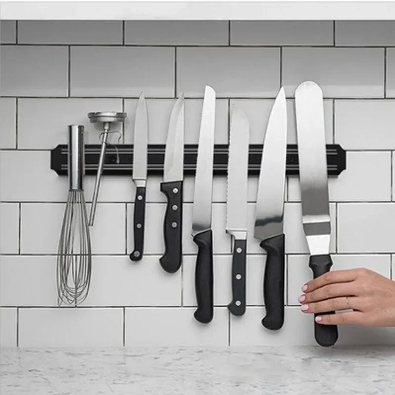 Powerful Magnetic Stainless Steel Magnetic Knife Block Wall-mounted Kitchen Magnet Magnet Convenient and Practical Knife Holder