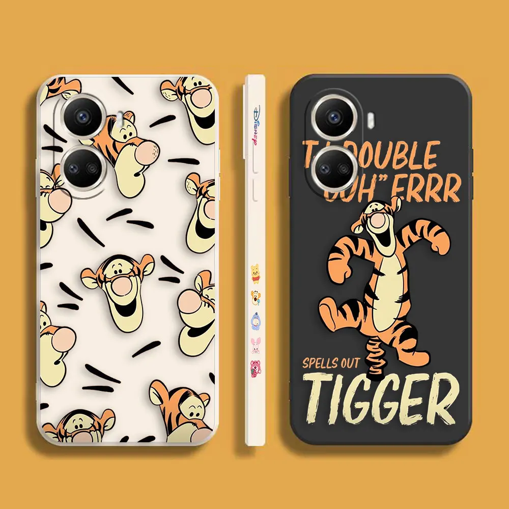 

Cartoon Funny Tigger Phone Case For Huawei NOVA 9 8 7 6 5I 5 4 3 3I 2 SE Y70 Y7 Y9 2019 PRO PLUS 5G Silicone Case Funda Shell