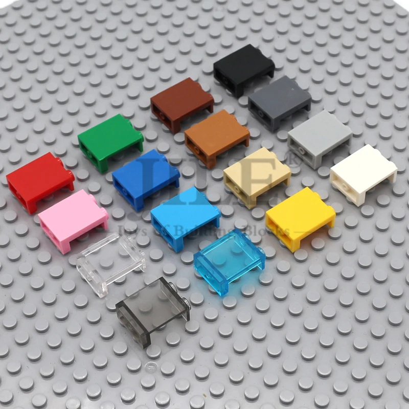 20pcs Moc Panel 1x2x2 Glass 87552 4864 City Street View Windows Wall DIY Building Blocks Bricks Compatible with Assembles Toys