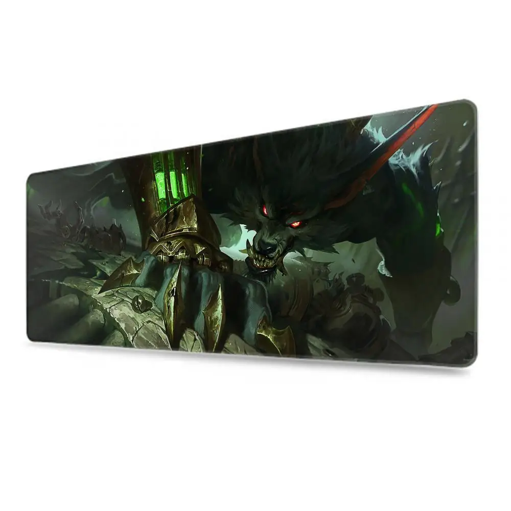 League of Legends Warwick Gaming Mouse Pad Large Mouse Pad PC Gamer Computer Mouse Mat Big Mousepad XXL Carpet Keyboard Desk Mat