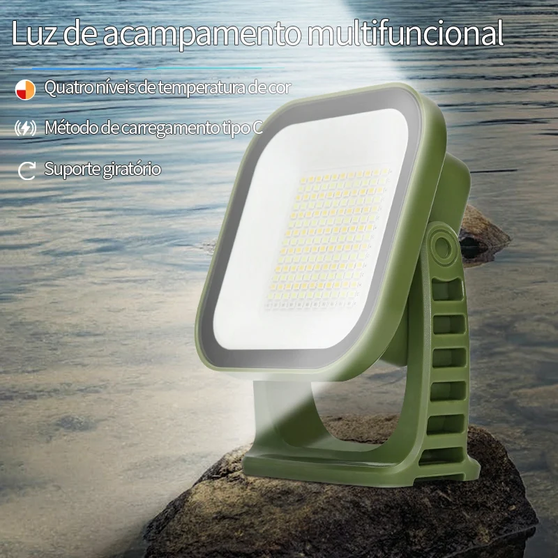 キャンプ強力なポータブル懐中電灯磁気アップグレード釣り用照明moslighting-led-mah