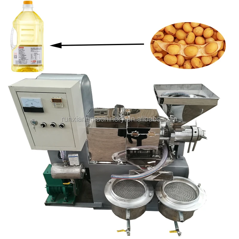Oil Pressers Machine High Efficiency Sunflower Peanut Oil Press Extraction Machine Large Capacity