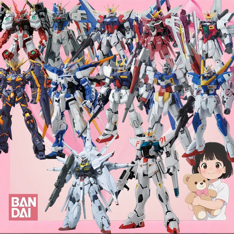 

1BABDAI Original MG Series Gundam Heavyarm ZAKU OZ-00MS Tallgeese Anime Action Figure Assembly Model Toys Collectible Model