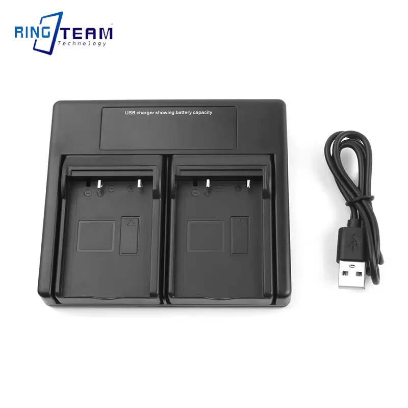 1PCS CNP-80 NP-80 Battery Dual USB Charger for Casio EX-G1 H5 S5 S6 S7 Z1 Z2 Z33 Z35 Z115 Z200 Z270 Z280 Z550  Digital Cameras