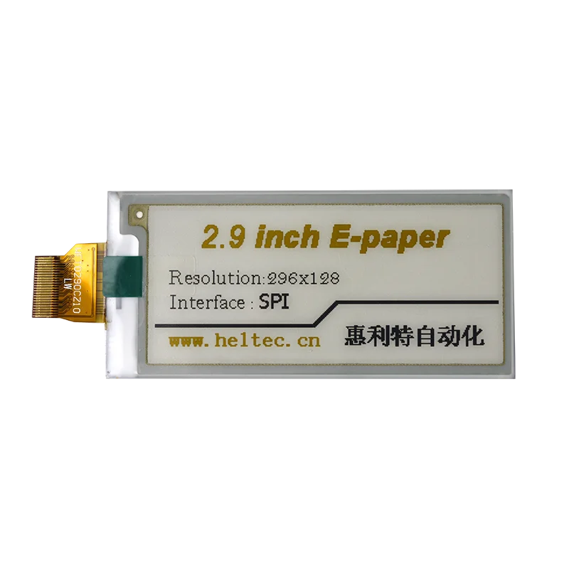 E-INK Display 1.54 2.13 2.6 2.7 2.90 4.2 5.83 7.5 Inch SPI Interface Reserved 0.5 x 6 FFC Socket use for Arduino and STM32(Keil)